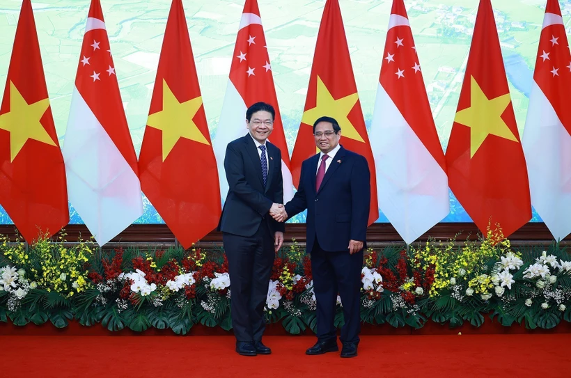 Prime Minister holds talks with visiting Singaporean counterpart