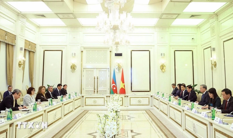 Vietnam’s Party chief meets with Speaker of Azerbaijani National Assembly