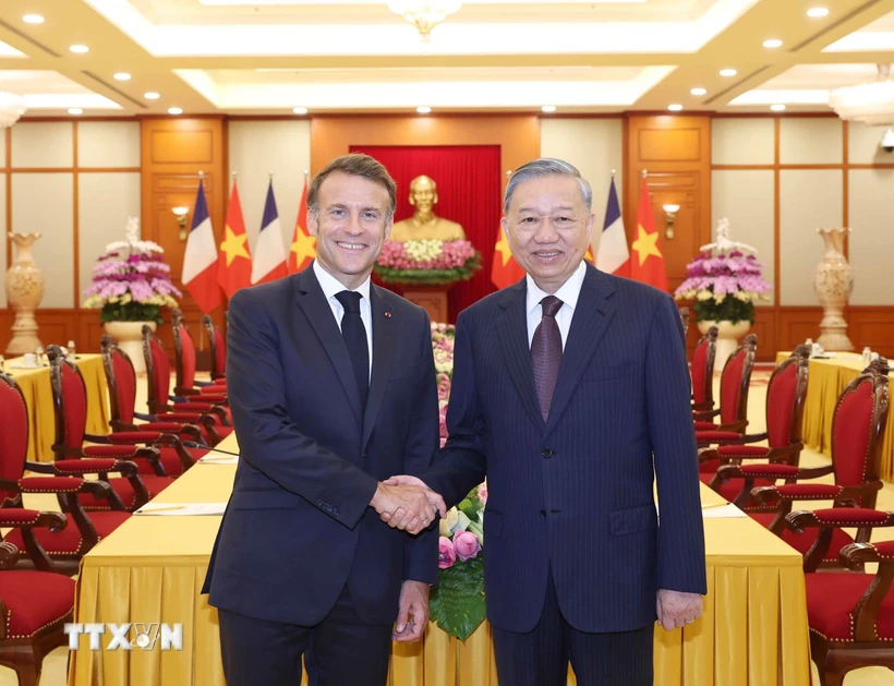 Vietnam treasures multifaceted collaboration with France: Party chief