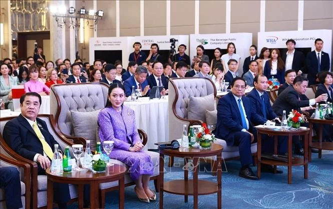 Vietnamese, Thai PMs co-chair business forum in Hanoi