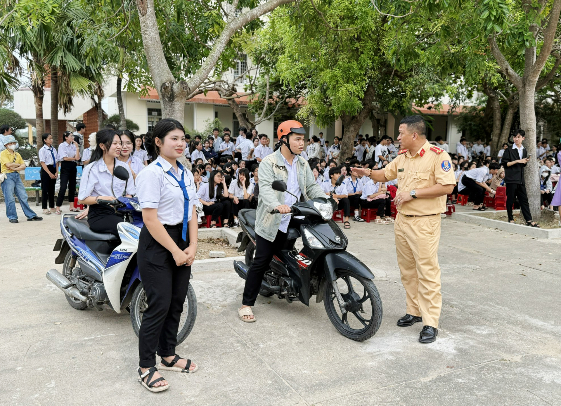 Restoring order and controlling traffic safety